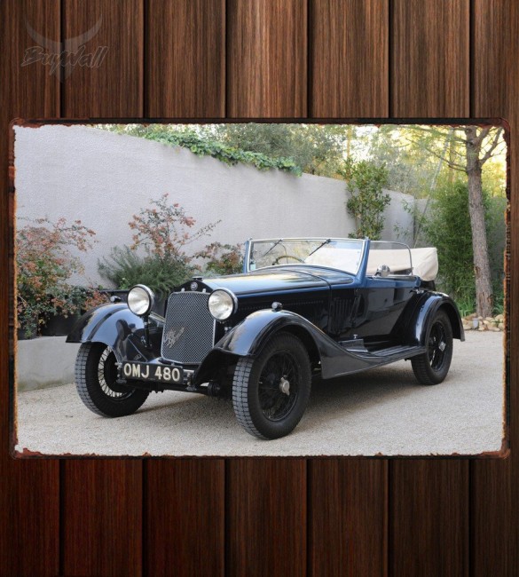 Металлическая табличка Alfa Romeo 6C 1750 GS by Castagna Металлическая табличка Alfa Romeo 6C 1750 GS by Castagna